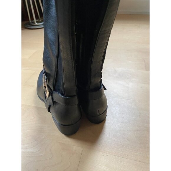 Call it Spring Women's black over the knee buckle boot sz 7 - Picture 6 of 9